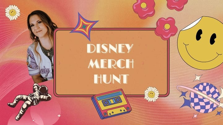 DISNEY MERCH HUNT - New YouTube video out NOW! 😄